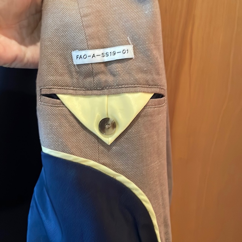Limited Edition Cotton and Linen oversized sleaveless blazer/mini dress - Picture 10 of 12